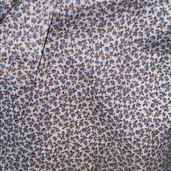 John Varvatos ⭐️ USA Dress Shirt Blue Floral XL - Picture 3 of 5